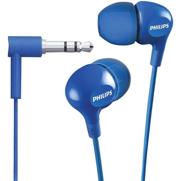 Casti In Ear Philips Microfon Jack 3.5MM Cablu 1.2M Albastru SHE3555BL/00 42506196